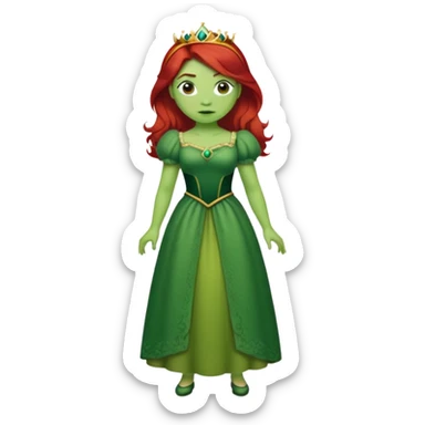 Princess Fiona from Shrek movie sticker