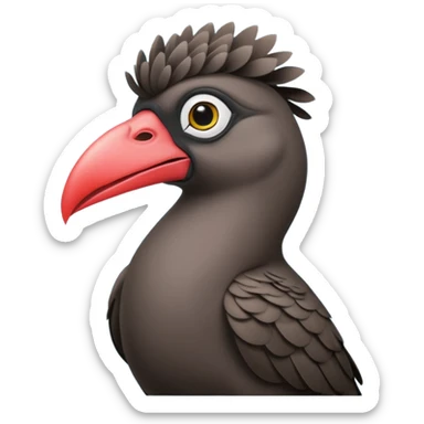 Umbrella bird sticker