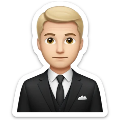 good reputation of a businessman sticker