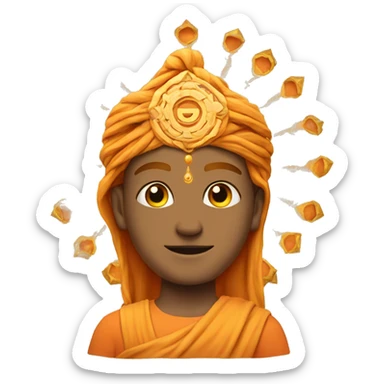 Sudarshan chakra sticker