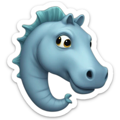 hippocampe sticker