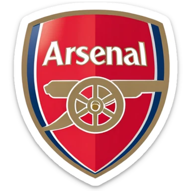 Arsenal fc logo sticker