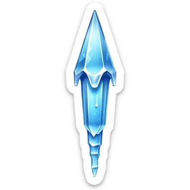 Icicle sticker