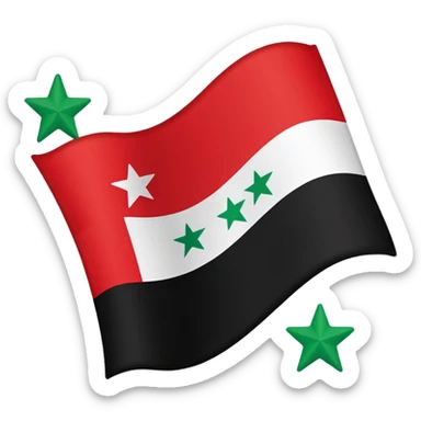 Syria new flag sticker