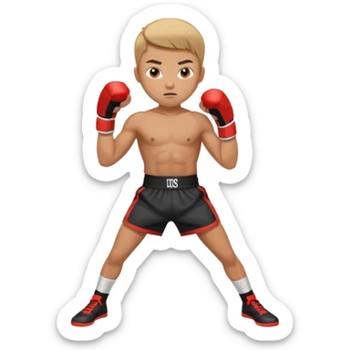 Kickboxing sticker