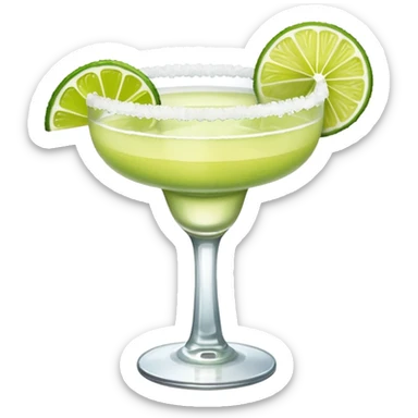 a classic margarita cocktail  sticker