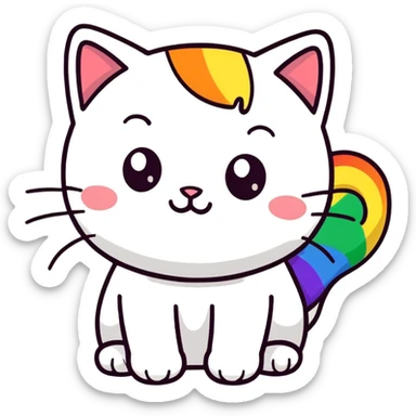 🐱+🌈 sticker