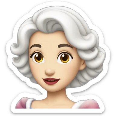 Snow White Princess sticker