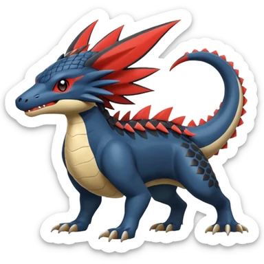  exotic Fakémon-Pokémon-Nargacuga-Vernid-creature sticker