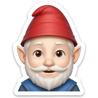 gnome big eyes sticker