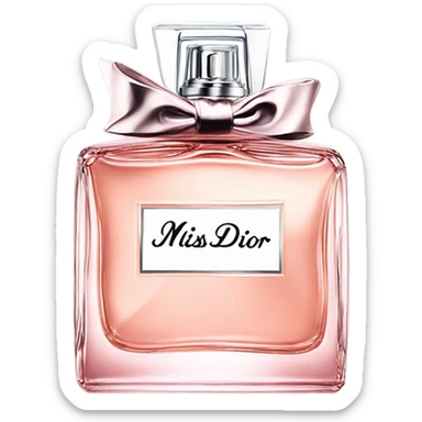 Miss dior perfume sticker