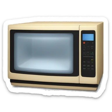 X box microwave  sticker
