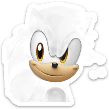 Sonic thé hedgehog blue sticker