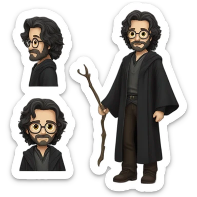 Sirius black harry potter sticker