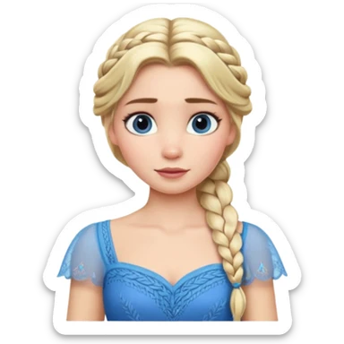 elsa frozen disney sticker