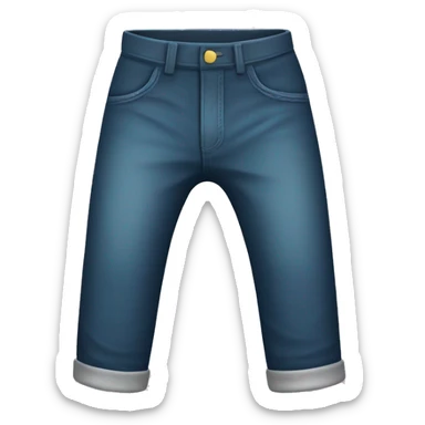 Pantalones anchos sticker