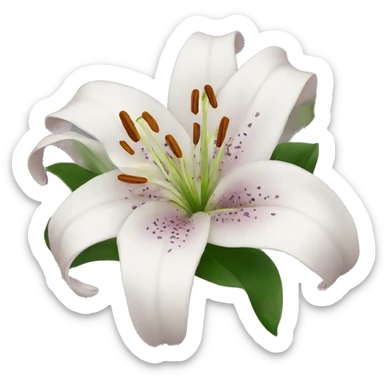 lilies  sticker
