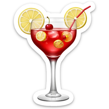 Shirley temple drink sticker