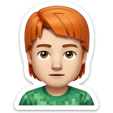 Minecraft Alex sticker