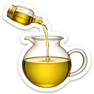 Olive oil making sticker