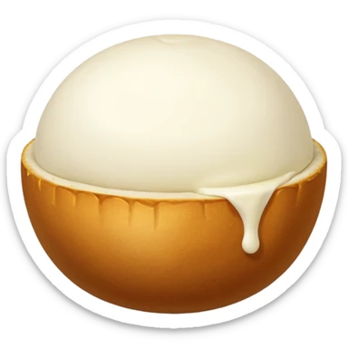Mozzarella cheese balls sticker