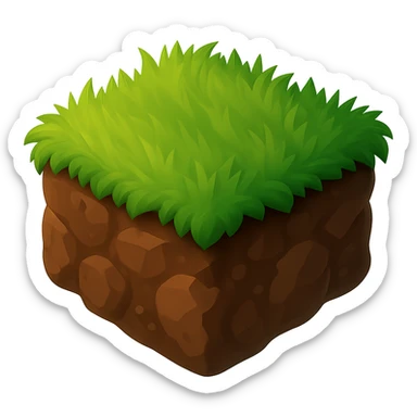 make the ground more dusty and dark brown colored and make it on a transparent background sticker
