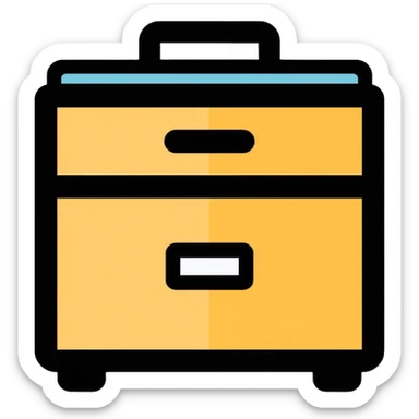 filing cabinet for organization sticker