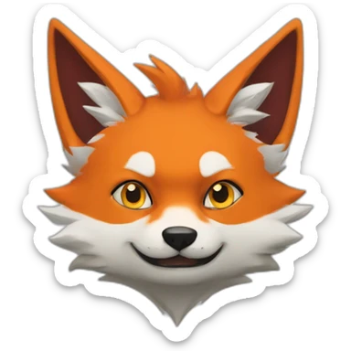 Démon renard à 9 queue (naruto shipuden) sticker