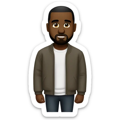 kanye west sticker