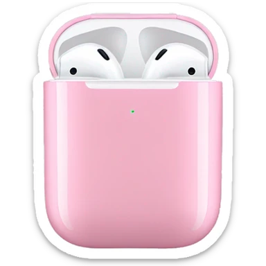 Pink AirPods sticker