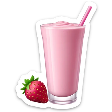 Strawberry yogurt smoothie  sticker