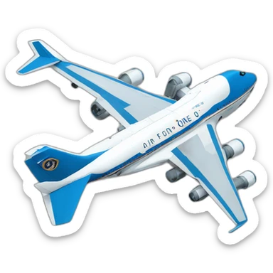 Air force one choose sticker