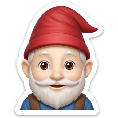 gnome big eyes sticker