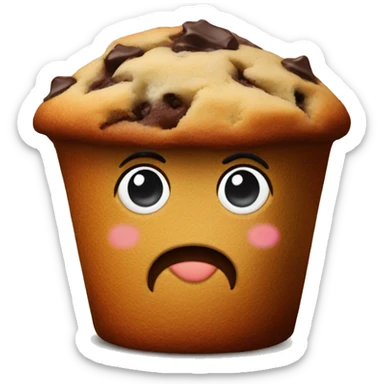 Chocolate chip muffin  sticker
