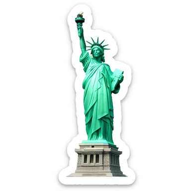 statue of liberty sticker