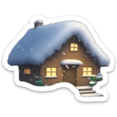 snowing sticker