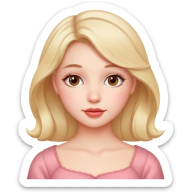 Girl coquette sticker