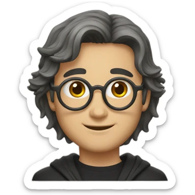 emoji with harry potter custom sticker