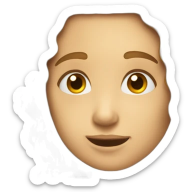 emojie amouraux qui fond pour une personne sticker