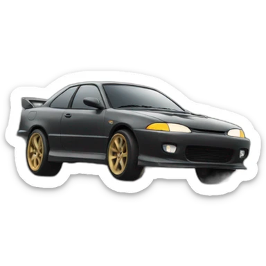 Car drifting sticker