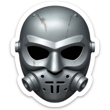 lethal company mask sticker