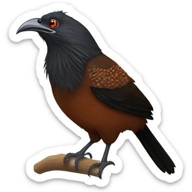 Greater coucal sticker