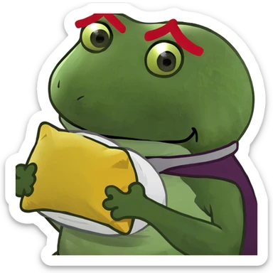 Epic pillow fight sticker