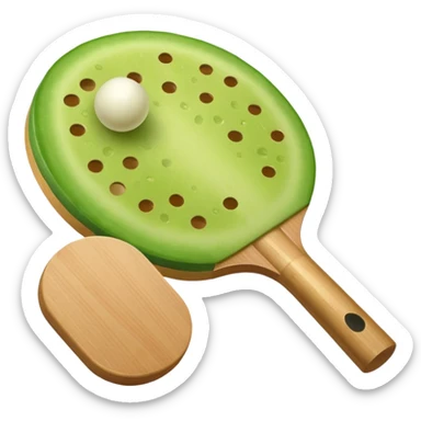 🥒+🏓 sticker