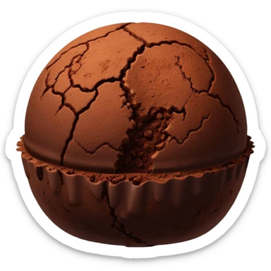 chocolate truffle sticker