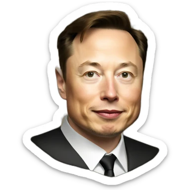 elon musk doge sticker