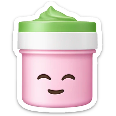 Pink hand cream sticker