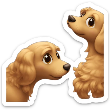 Moça jogando beijo sticker