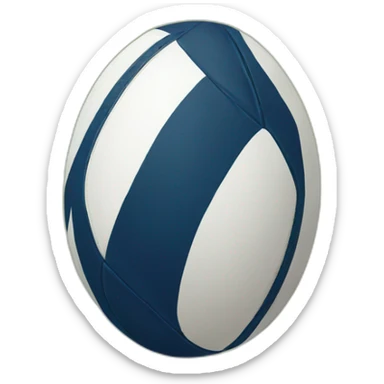 rugby ball sticker