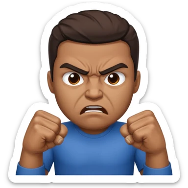 Angry Puerto Rican  sticker